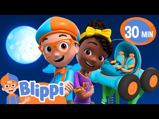 Road Trip To Outer Space! | Blippi and Meekah Podcast | Blippi Wonders Educational Videos