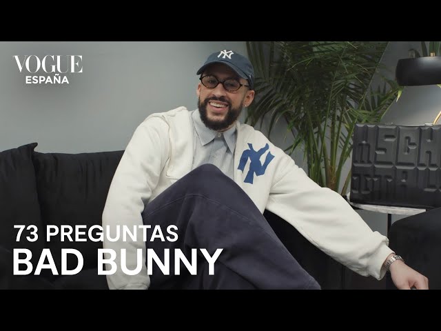 73 preguntas a Bad Bunny | VOGUE España