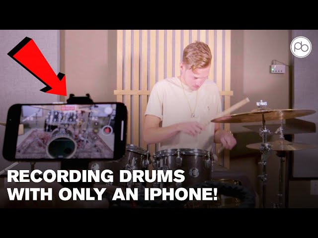 How to Record Great Sounding Drums Using Only an iPhone