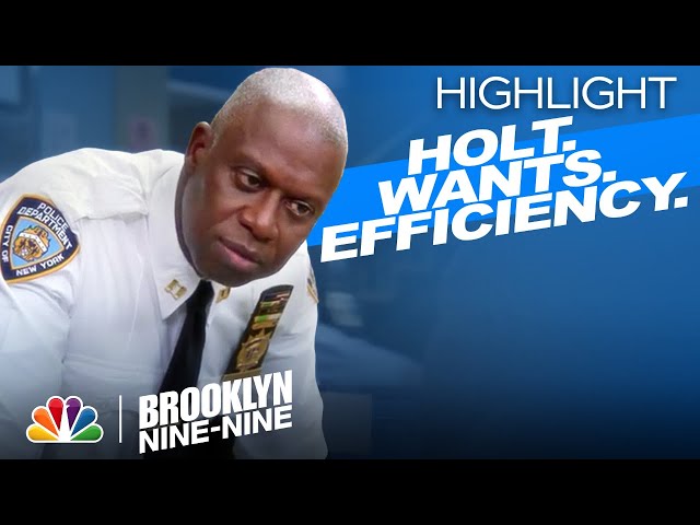 Holt Will Do Anything to Make the Office More Efficient - Brooklyn Nine-Nine