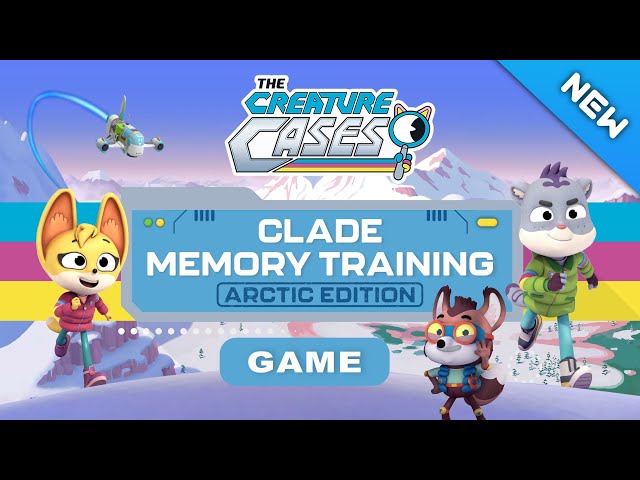 Creature Cases -  🦊😼 Welcome to CLADE Memory Training 🎲 | Arctic Level | Memory Games for Kids
