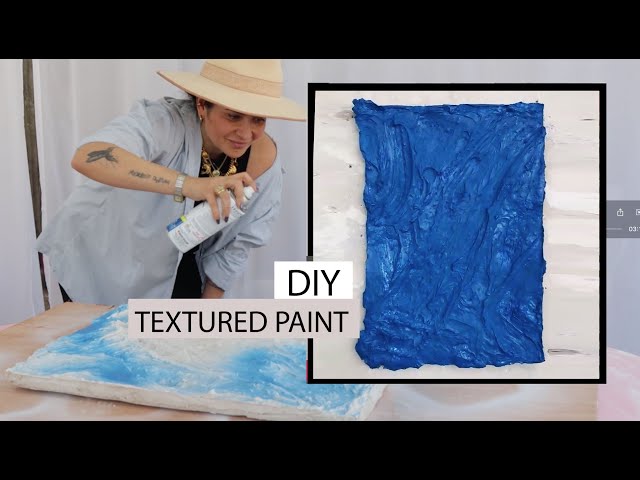 DIY Textured art. How to make a 3d painting