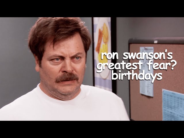 ron swanson hating birthdays for 9 minutes 24 seconds straight | Parks and Recreation | Comedy Bites