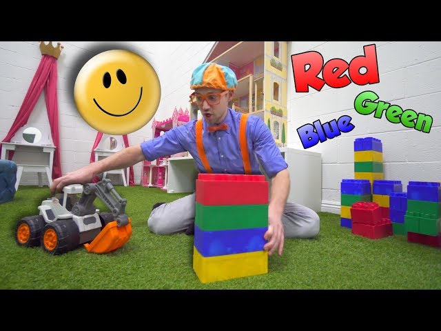 Learn Emotions with Blippi at the Play Place | Learn Colors and more!