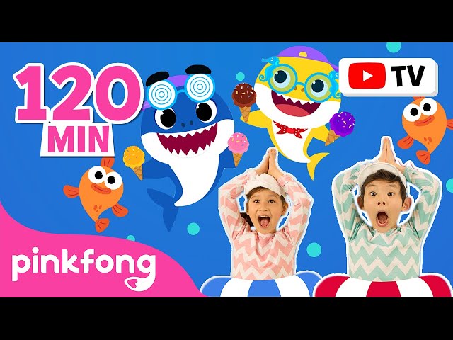[TV for Kids] ☀️ 2-Hour Summertime Remix | Baby Shark Family Special | Pinkfong Kids Song