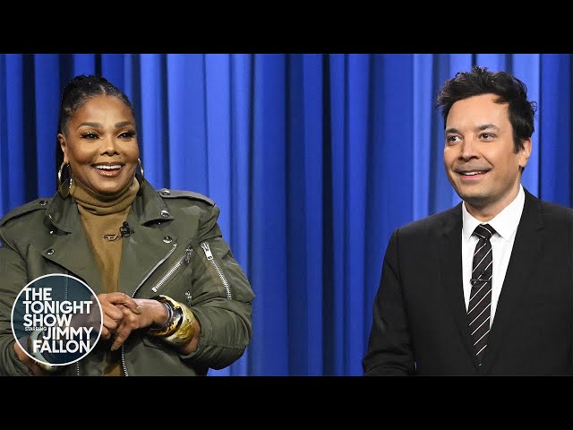Janet Jackson Crashes Jimmy's Monologue to Teach Him the "Rhythm Nation" Countdown | Tonight Show