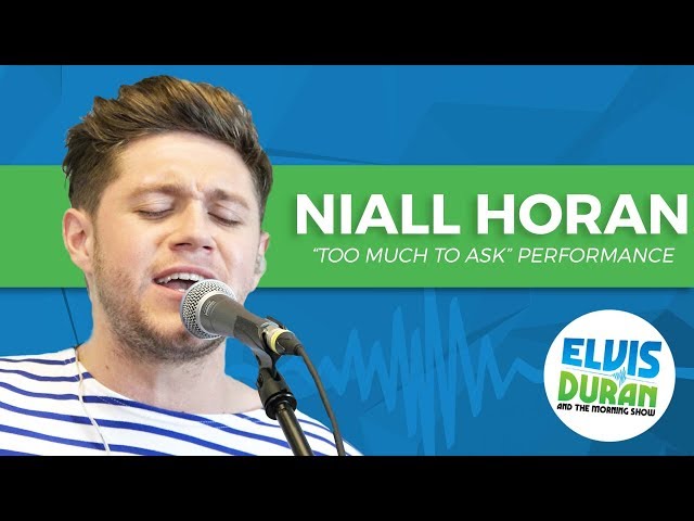 Niall Horan - "Too Much To Ask" Acoustic | Elvis Duran Live