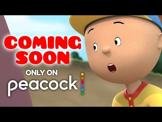 CAILLOU NEW ONLY ON PEACOCK