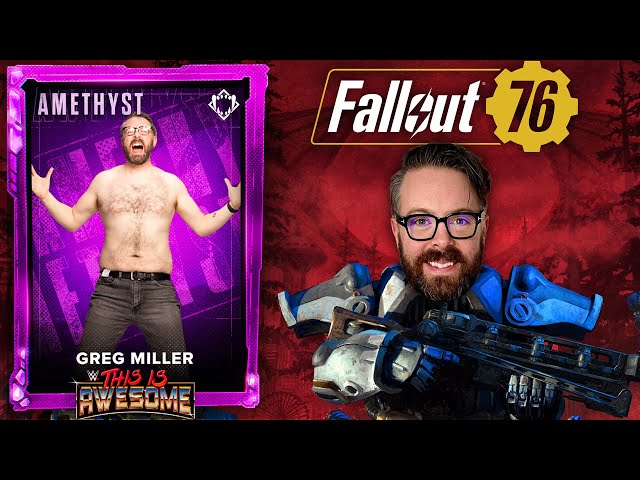 Greg Miller is in WWE2K24 and LOVES Fallout 76 Skyline Valley!