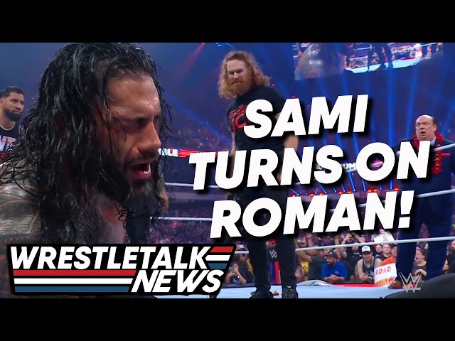 Sami Zayn BETRAYS Roman Reigns! WWE Royal Rumble 2023 REACTION | WrestleTalk