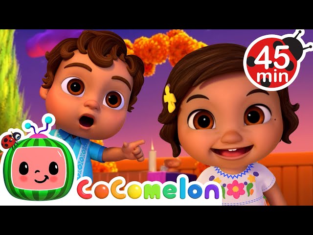 Nina's Dia De Los Muerto Celebration! + More Nina's Familia! | CoComelon Nursery Rhymes & Kids Songs