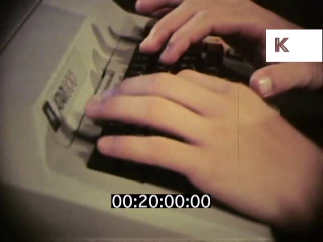 1980s Children Using Computers, USA