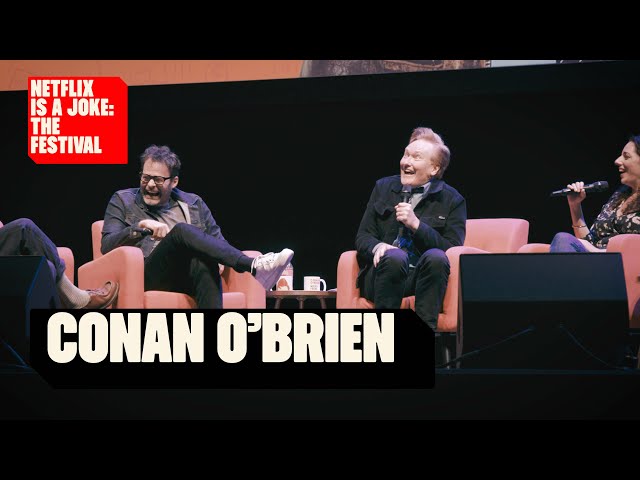 Conan O’Brien Makes Bill Hader Crack Up | Netflix Is A Joke: The Festival
