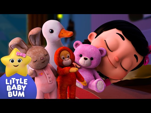 Five In a Bed! Bedtime Buddies⭐ Mia & Max Sleepy Time! LittleBabyBum - Nursery Rhymes | LBB