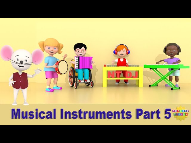 Musical Instruments Part 5 | Music sounds for Kids | NurseryTracks