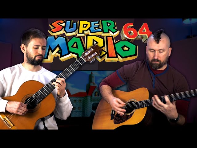Super Mario 64 - Inside the Castle Walls (Peach's Castle) - Acoustic/Classical Guitar