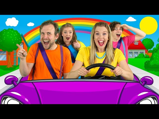 Let's Drive - Driving In My Car Song | Nursery Rhymes and Songs for Children