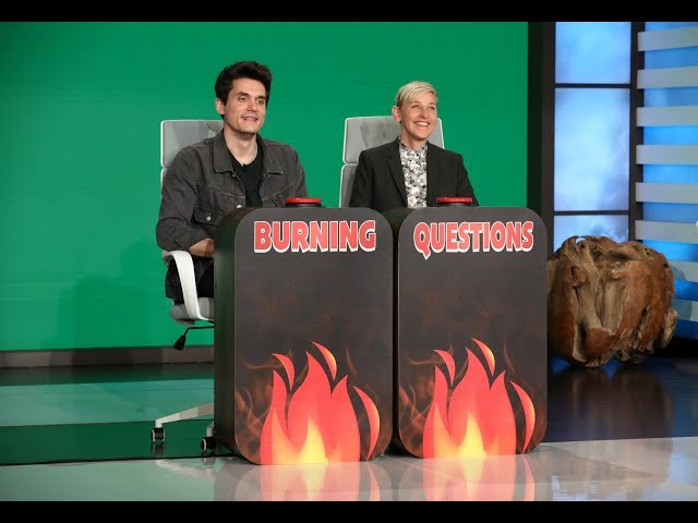 John Mayer Answers Ellen’s ‘Burning Questions’