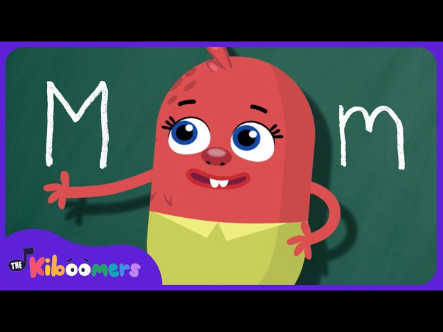 Letter M Song - THE KIBOOMERS Preschool Phonics Sounds - Uppercase & Lowercase Letters