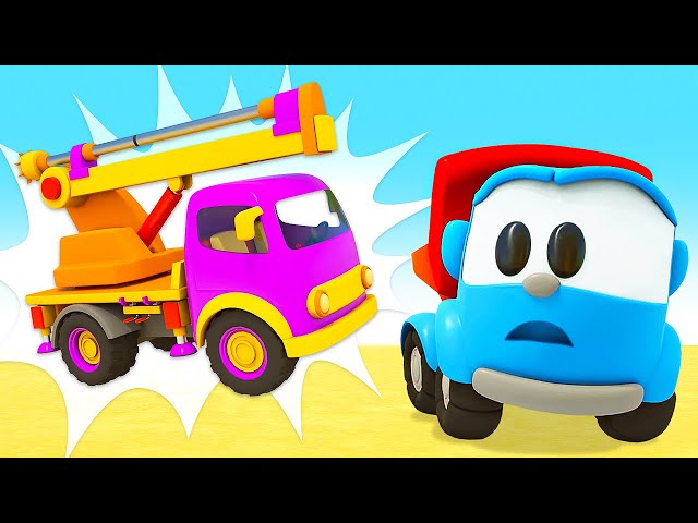 New adventures of Leo the truck and his friends. Cartoons for kids & vehicles for kids.