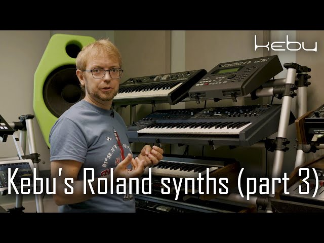 Kebu's Roland synths (part 3)