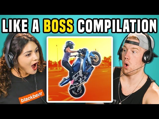 ADULTS REACT TO LIKE A BOSS COMPILATION