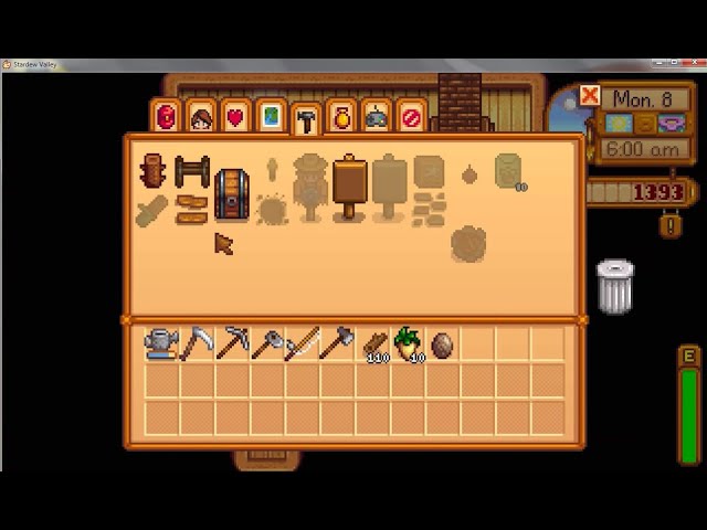 Stardew Vally part 5 the Crafting is real