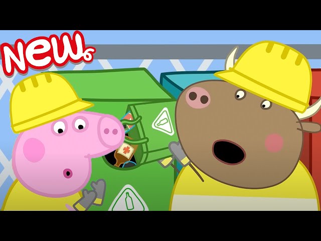 Peppa Pig Tales 🐷 Peppa Helps Sort The Bins 🐷 Peppa Pig Videos