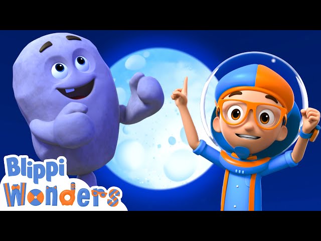 Blippi Wonders - Gravity! | Blippi Animated Series | Space Videos For Kids | Cartoons For Kids