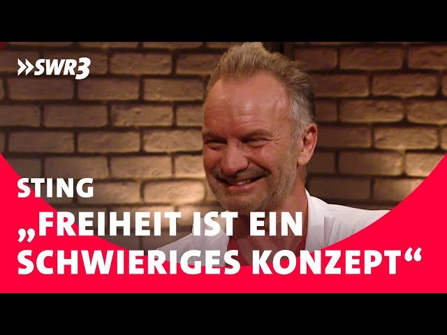 Sting redet über Freiheit und Kreativität - Exklusives Interview mit Matthias Kugler | SWR3