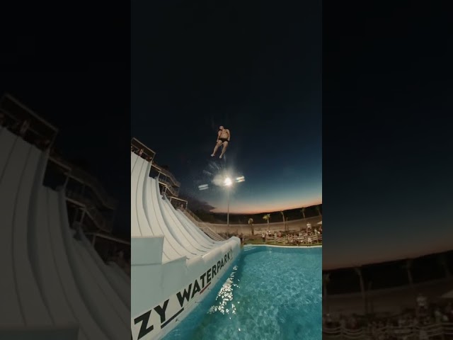 Man Performs Incredible Stunt at French Waterpark