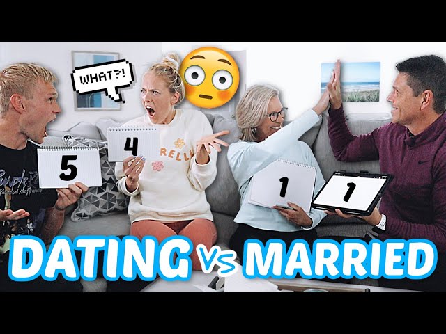 Dating vs. Married *With his parents*