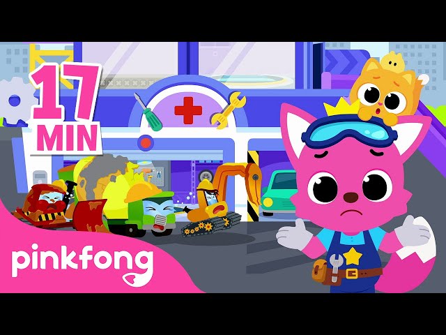 Ouch! Where are you hurting? | Car Hospital | Pinkfong Car Story