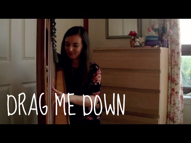 Drag Me Down | One Direction (Harp Cover)