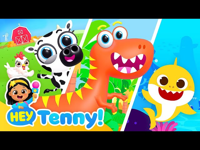 Sing Along Old MacDonald Had a Farm with Tenny | Educational Video for Kids | Hey Tenny!
