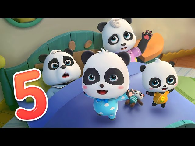 Five Little Pandas | Nursery Rhymes | Kids Song | BabyBus