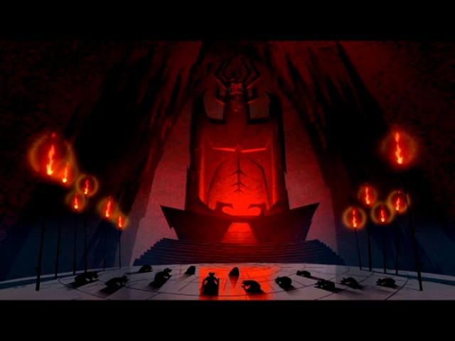 what i see in new samurai jack episode all hail Aku