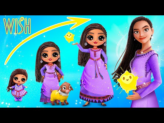 Princess Asha Growing Up! 30 LOL OMG DIYs