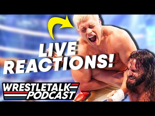 WWE WrestleMania 38 Live Reactions! | WrestleTalk Podcast