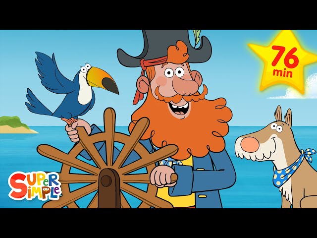 Best of Captain Seasalt & The ABC Pirates! | Alphabet Adventures And More | Super Simple TV