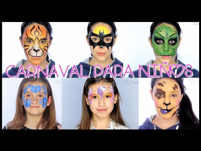 Tutorial maquillaje Carnaval para Niños, Fantasía #43 | Silvia Quiros