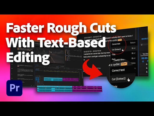Text-Based Editing Powered by AI in Adobe Premiere Pro NOW LIVE! | Adobe Video
