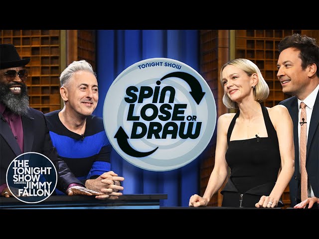 Spin, Lose, or Draw with Carey Mulligan and Alan Cumming | The Tonight Show Starring Jimmy Fallon