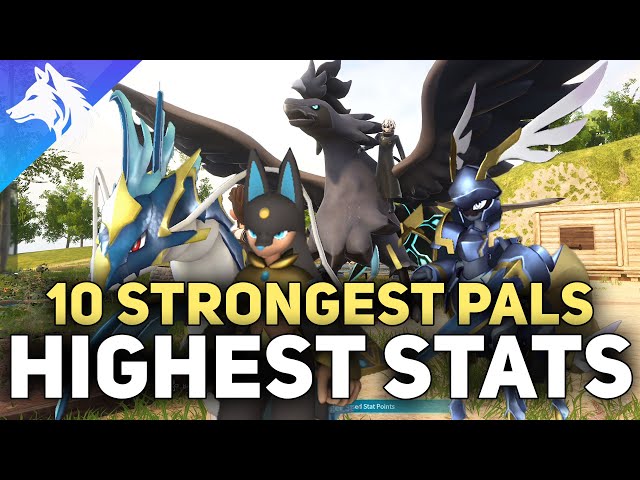 Top 10 Best Pals For FIGHTING In Palworld END GAME! All Stats & Moves!