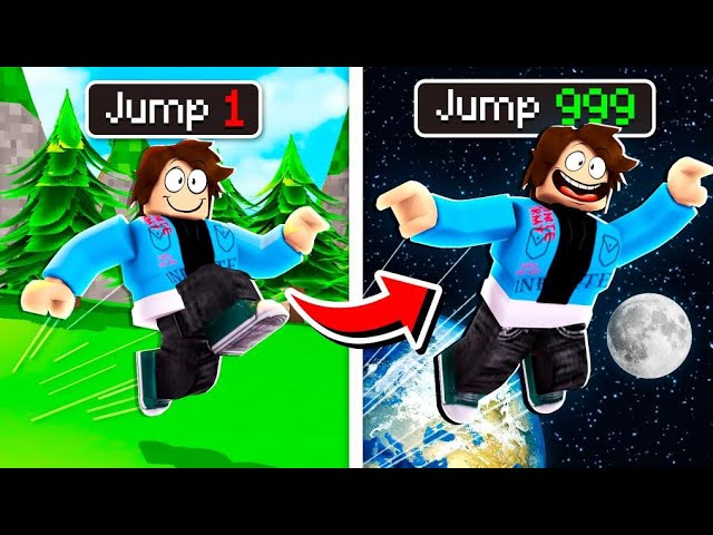 I Made Every Jump MULTIPLY In Roblox.. (Hilarious)