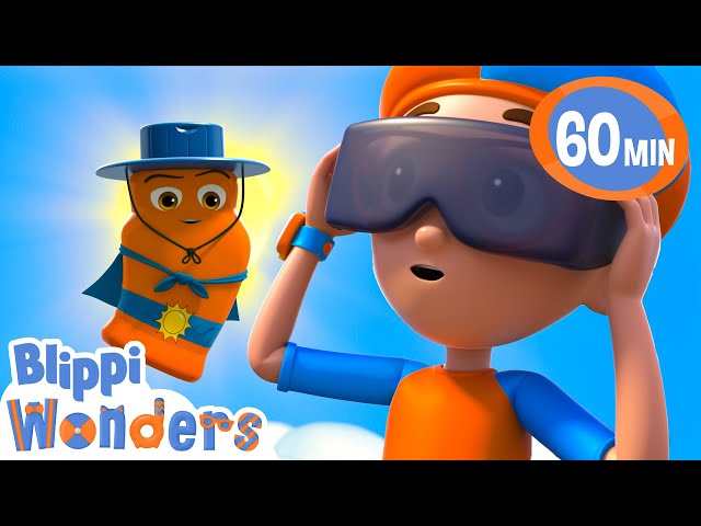 Blippi meets Señor Super Sunscreen ! | Blippi Wonders Educational Videos for Kids