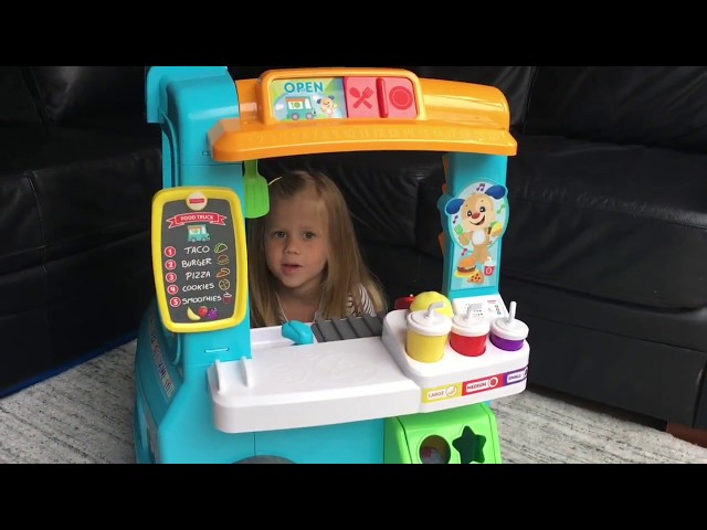 Fisher Price Laugh and Learn Food Truck Serving Donuts