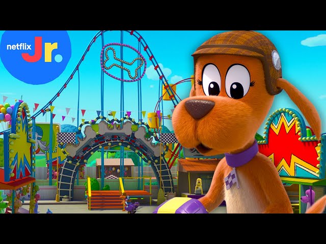 Solving the Rollercoaster Slobbery! 🎢 | Go, Dog. Go! | Netflix Jr