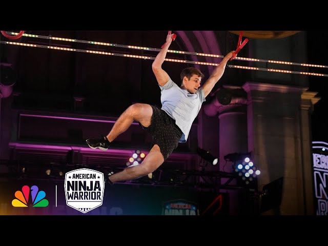 Caleb Bergstrom Flies Through the Course | American Ninja Warrior | NBC