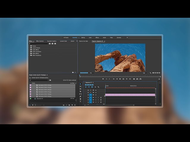 How To Create A Time Lapse In Premiere Pro